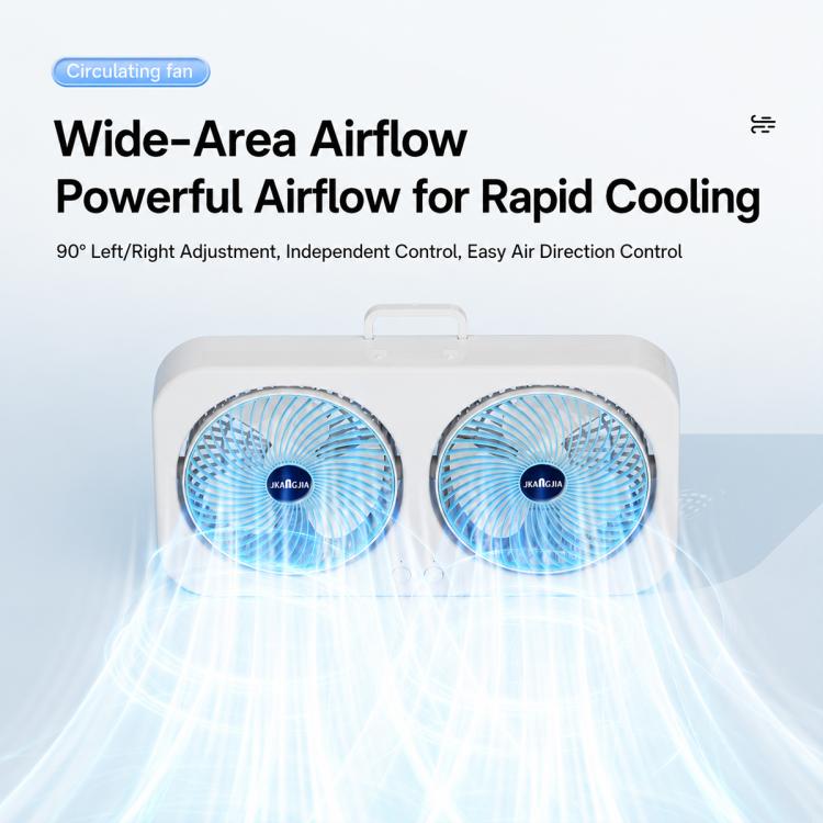 Ventilatore da tavolo a doppia testa F8 per la circolazione dell'aria
