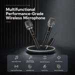 Microfono dinamico wireless UHF E11 da 1 a 2