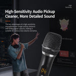 Microfono dinamico wireless UHF E11 da 1 a 2