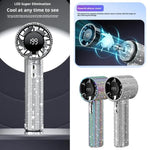 Ventilatore portatile ad alta velocità S5 Bling Rhinestone