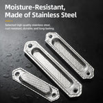Maniglia a filo incassata in acciaio inox per porte scorrevoli, armadi e cassetti, Small, Medium, Large