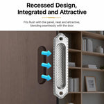Maniglia a filo incassata in acciaio inox per porte scorrevoli, armadi e cassetti, Small, Medium, Large
