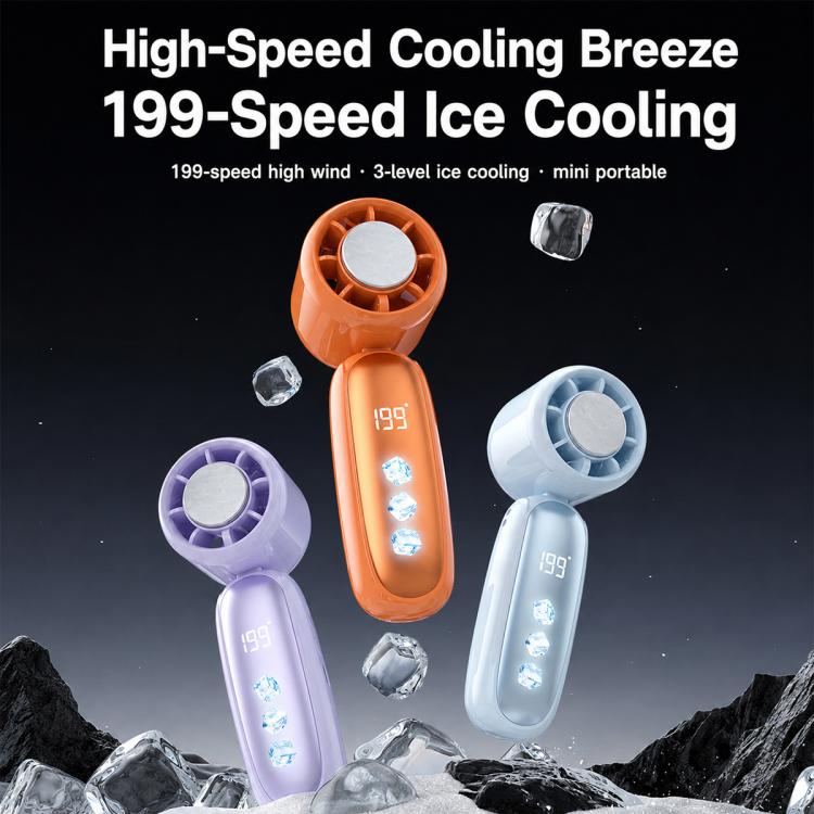 Ventilatore portatile ad alta velocità con display digitale K22