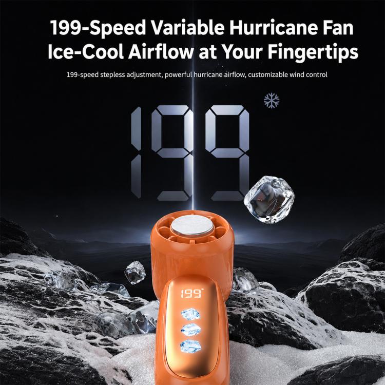 Ventilatore portatile ad alta velocità con display digitale K22