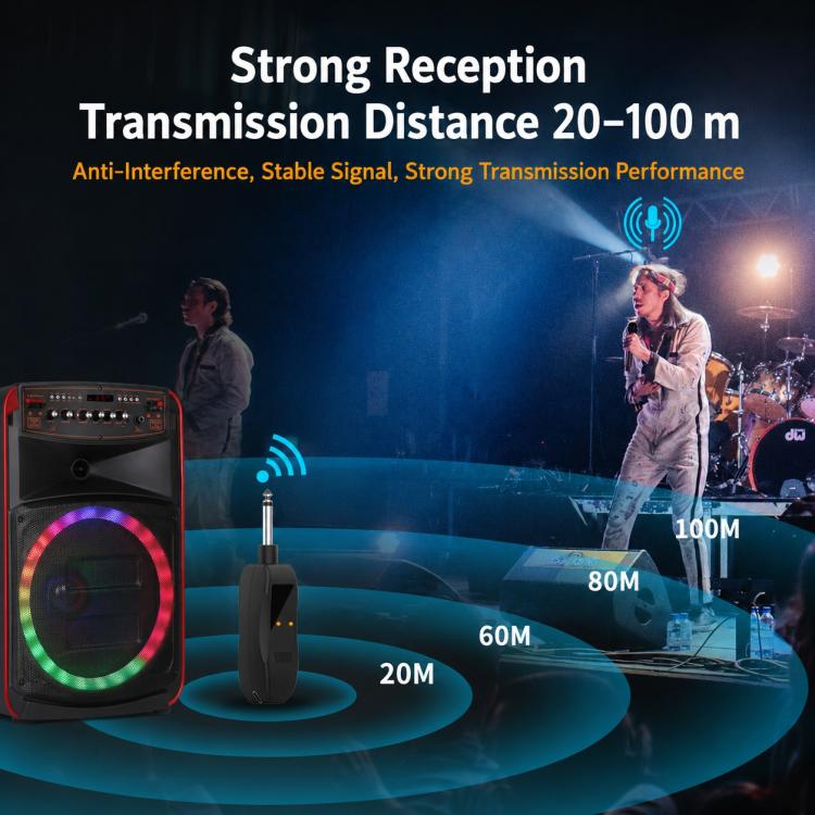 Microfono palmare wireless G109 2 in 1 anti-feedback 2.4G