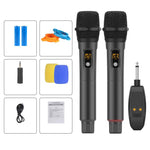 Microfono palmare wireless G109 2.4G anti-feedback da 1 a 2