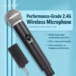 Microfono palmare wireless GE5 da 1 a 2, 2,4 GHz