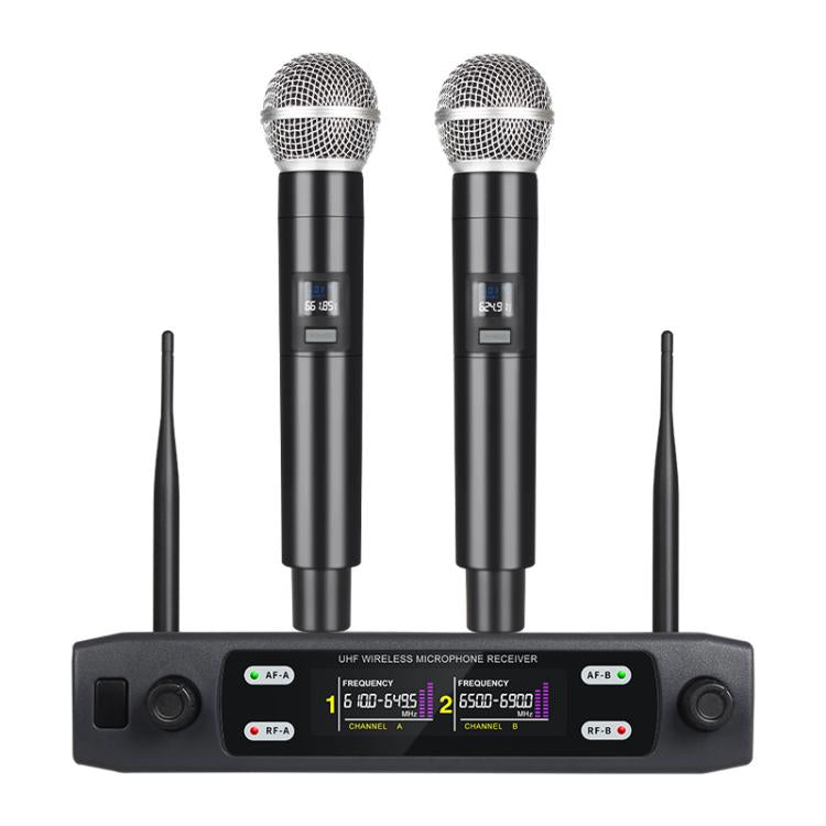 Microfono palmare wireless VHF V8 da 1 a 2