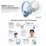Cuffie wireless Bluetooth over-ear originali Xiaomi REDMI con riduzione del rumore.
