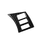 Adesivo decorativo per cornice pulsante volante in fibra di carbonio per auto per Nissan 350z 2006-2009, Steering Wheel Button Frame