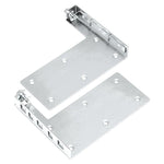 Set di 2 staffe di fissaggio per armadietti sospesi, resistenti, per il collegamento di mobili.