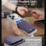 BFK52 Portacarte magnetico in ecopelle per 3 carte