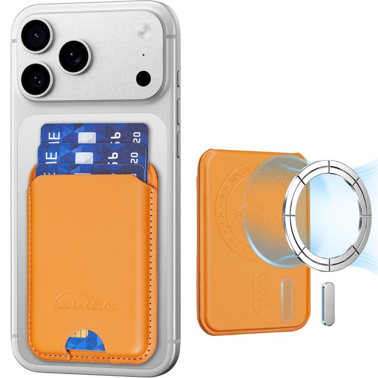 BFK52 Portacarte magnetico in ecopelle per 3 carte