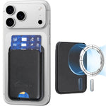 BFK52 Portacarte magnetico in ecopelle per 3 carte