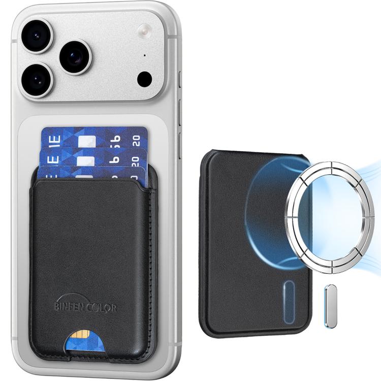 BFK52 Portacarte magnetico in ecopelle per 3 carte