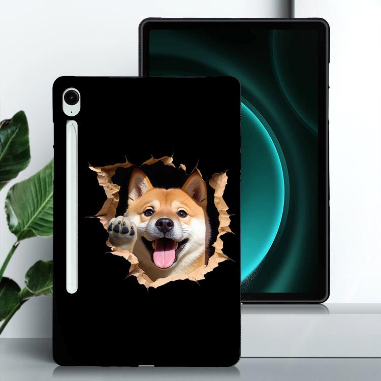Custodia per tablet in TPU con motivo a colori, For Galaxy Tab S10 FE / S10 Lite / S9, For Galaxy Tab S11
