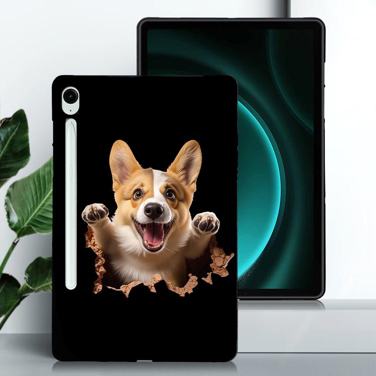 Custodia per tablet in TPU con motivo a colori, For Galaxy Tab S10 FE / S10 Lite / S9, For Galaxy Tab S11