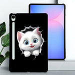 Custodia per tablet in TPU con motivo a colori, For Galaxy Tab S11 Ultra / S10 Ultra, For Galaxy Tab S10 FE+