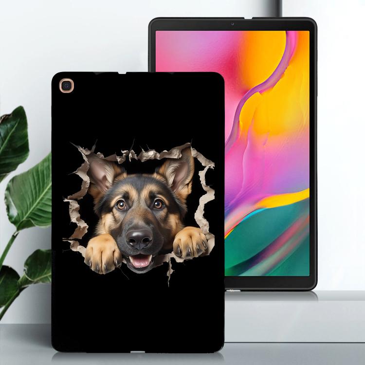 Custodia per tablet in TPU con motivo a colori, For Galaxy Tab A 10.1 2019 / T510, For Galaxy Tab A 8.0 2019 / T290 / T295