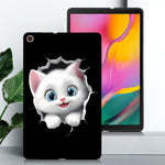 Custodia per tablet in TPU con motivo a colori, For Galaxy Tab A 10.1 2019 / T510, For Galaxy Tab A 8.0 2019 / T290 / T295