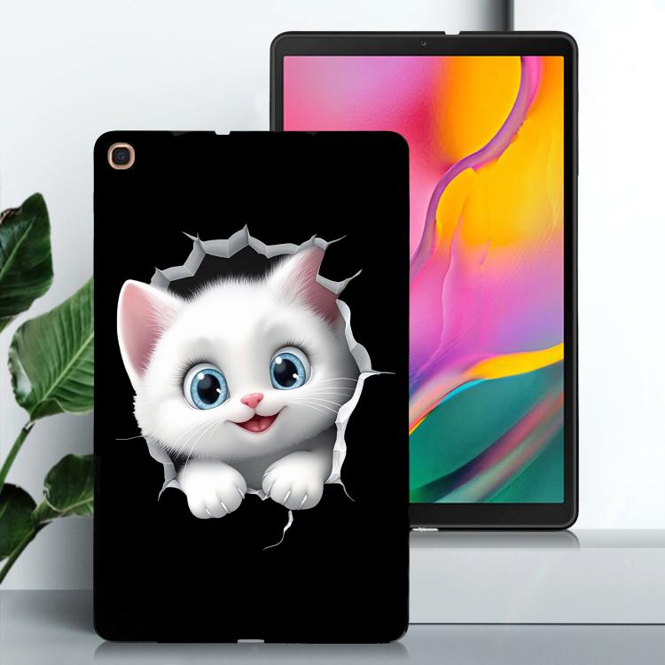 Custodia per tablet in TPU con motivo a colori, For Galaxy Tab A 10.1 2019 / T510, For Galaxy Tab A 8.0 2019 / T290 / T295