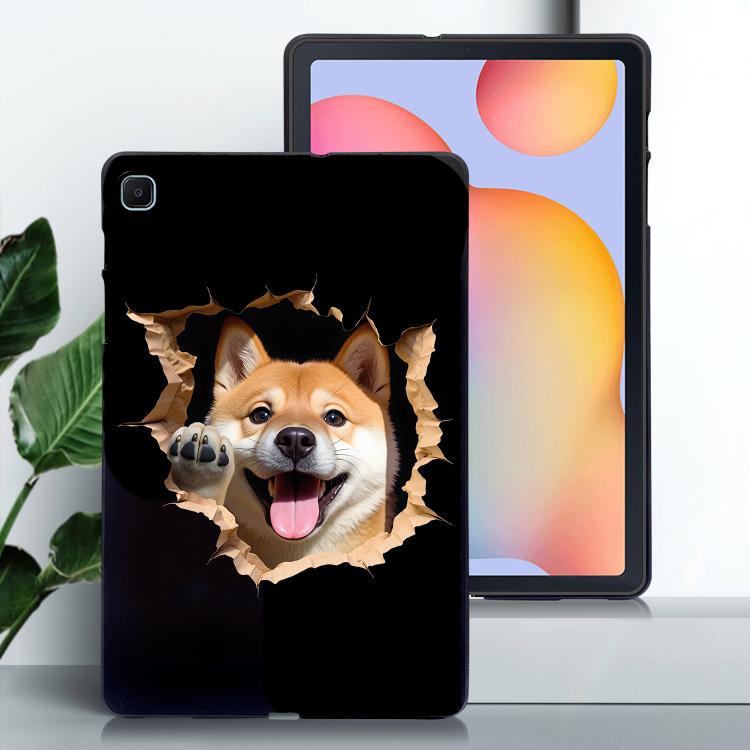 Custodia per tablet in TPU con motivo a colori, For Galaxy Tab S10+ / S9+ / S9 FE+, For Galaxy Tab S6 Lite 2024 / 2022