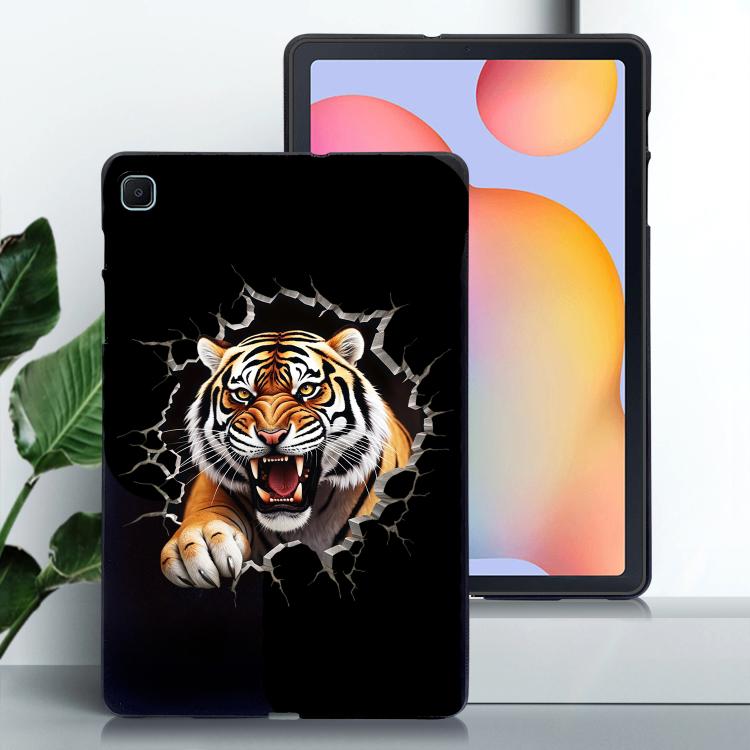 Custodia per tablet in TPU con motivo a colori, For Galaxy Tab S10+ / S9+ / S9 FE+, For Galaxy Tab S6 Lite 2024 / 2022