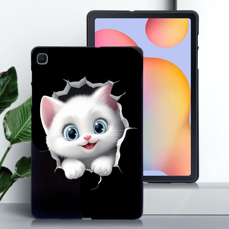 Custodia per tablet in TPU con motivo a colori, For Galaxy Tab S10+ / S9+ / S9 FE+, For Galaxy Tab S6 Lite 2024 / 2022