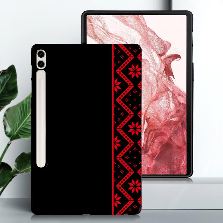 Custodia per tablet in TPU con motivo a colori, For Galaxy Tab S7+ / S8+ / T970 / X800, For Galaxy Tab S8 / S7 / T870 / T875
