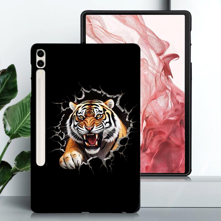 Custodia per tablet in TPU con motivo a colori, For Galaxy Tab S7+ / S8+ / T970 / X800, For Galaxy Tab S8 / S7 / T870 / T875