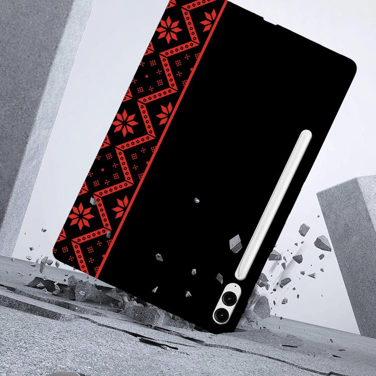 Custodia per tablet in TPU con motivo a colori, For Galaxy Tab S10+ / S9+ / S9 FE+, For Galaxy Tab S6 Lite 2024 / 2022