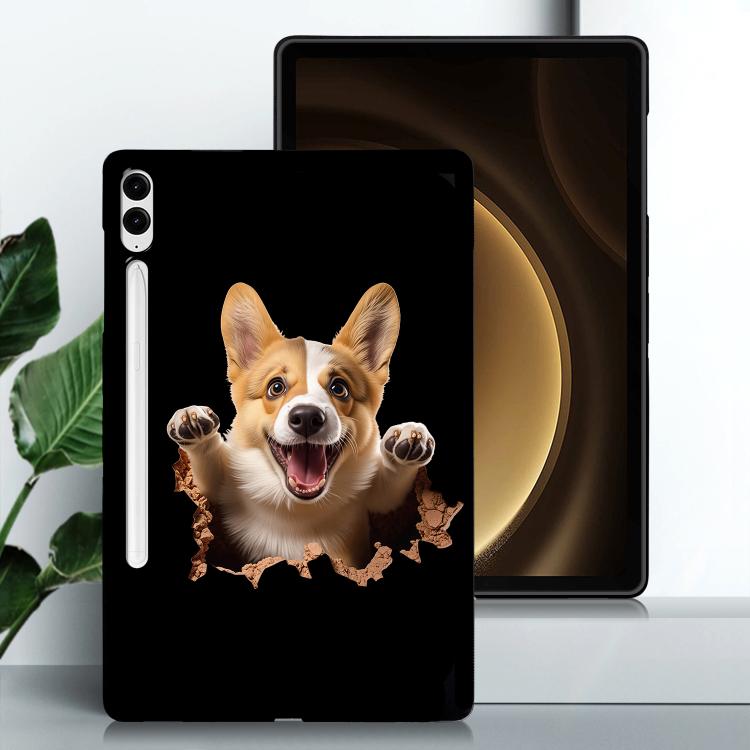 Custodia per tablet in TPU con motivo a colori, For Galaxy Tab S10+ / S9+ / S9 FE+, For Galaxy Tab S6 Lite 2024 / 2022