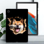Custodia per tablet in TPU con motivo a colori, For Galaxy Tab A8 / X200 / X205, For Galaxy Tab A7 Lite / T220