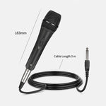 Microfono metallico anti-feedback cablato separato YS-228, 6.35mm