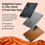 Custodia protettiva ultra sottile per telefono con texture effetto camoscio di pecora, For Galaxy Z Fold8 5G