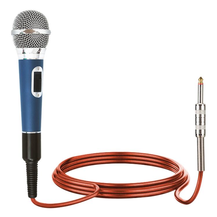 Microfono dinamico cablato integrato YS-308 per audio karaoke, 6.35mm