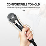 Microfono dinamico cablato integrato YS-308 per audio karaoke, 6.35mm