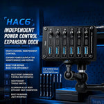 QIANLI HAC6 - Docking station con controllo indipendente dell'alimentazione