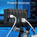 QIANLI HAC6 - Docking station con controllo indipendente dell'alimentazione