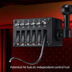 Hub di alimentazione universale QIANLI H6 con controllo indipendente CC