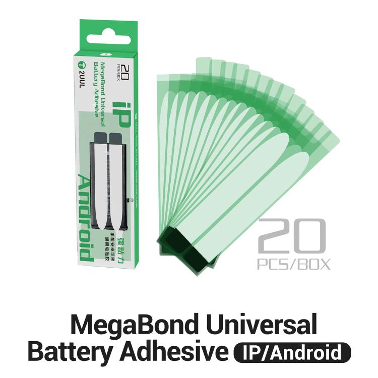 2UUL BA02 Adesivo universale per batterie MegaBond 20 in 1
