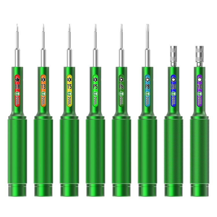 Set di cacciaviti 8 in 1 2UUL SD95 per riparazione di droni e PC.