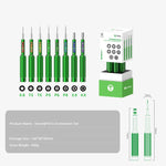 Set di cacciaviti 8 in 1 2UUL SD95 per riparazione di droni e PC.