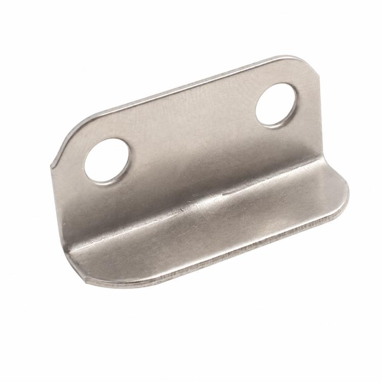 Piastra di chiusura ad angolo retto a L in acciaio laminato a fre