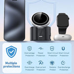 Caricabatterie wireless magnetico multifunzionale pieghevole 3 in 1 MDX-WQ25