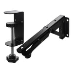 Supporto per vassoio di estensione da tavolo con morsetto di fissaggio senza foratura, Regular Folding Style, Large Clip Folding Style, Regular Slide Rail Style, Adjustable Slide Rail Style, Rotatable Slide Rail Style, Drawer Clip Folding Style