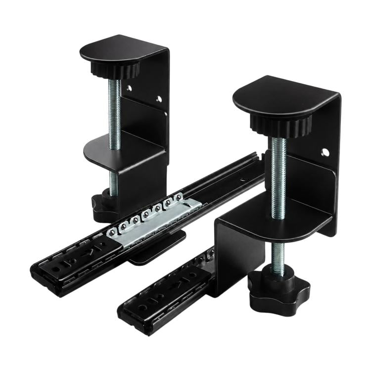 Supporto per vassoio di estensione da tavolo con morsetto di fissaggio senza foratura, Regular Folding Style, Large Clip Folding Style, Regular Slide Rail Style, Adjustable Slide Rail Style, Rotatable Slide Rail Style, Drawer Clip Folding Style