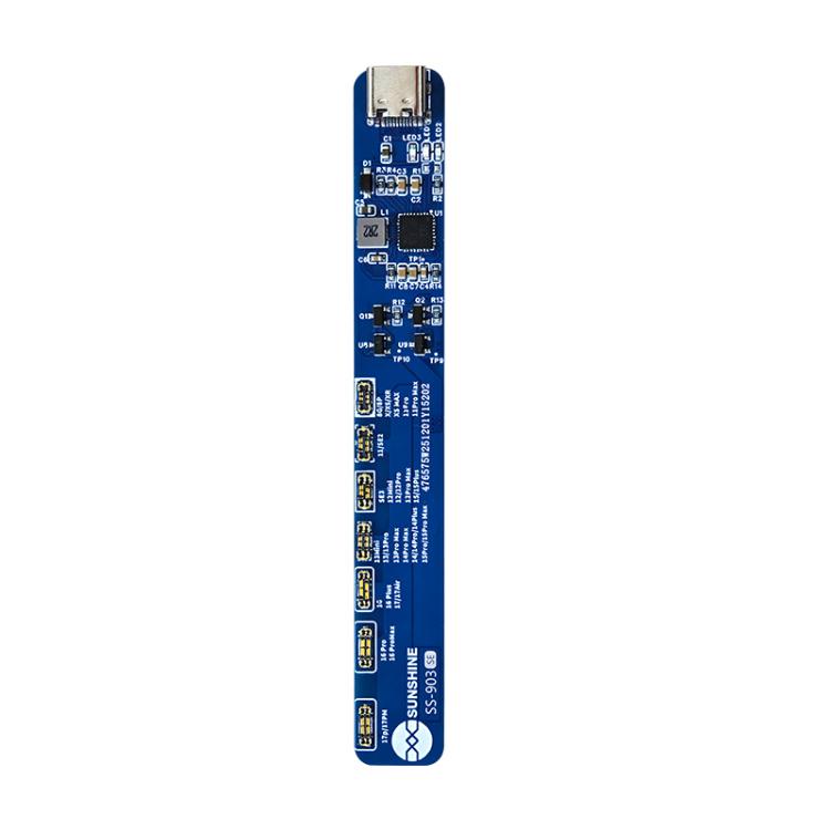 Scheda di attivazione per la ricarica della batteria SUNSHINE SS-903 SE per iPhone 8-16 Pro Max / SE2 / SE3