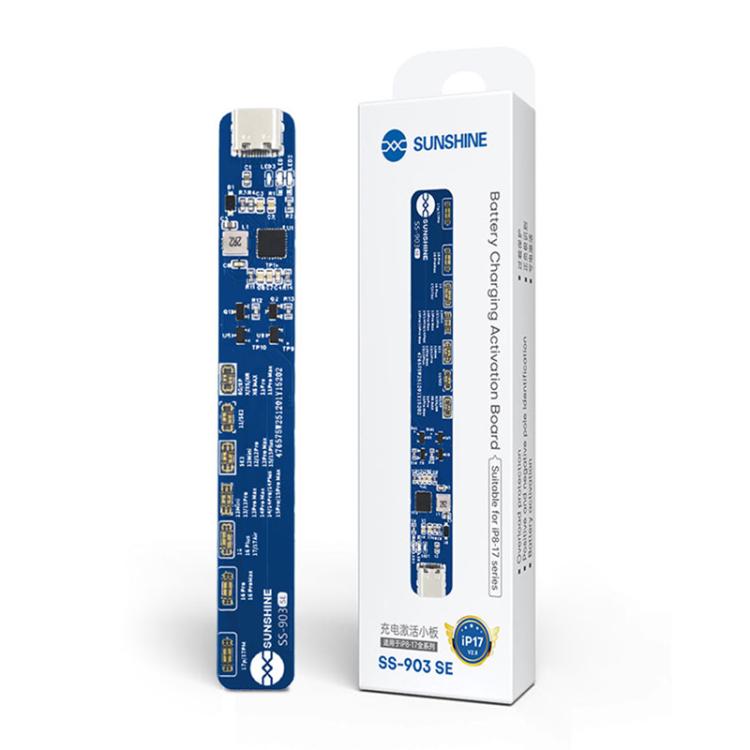 Scheda di attivazione per la ricarica della batteria SUNSHINE SS-903 SE per iPhone 8-16 Pro Max / SE2 / SE3