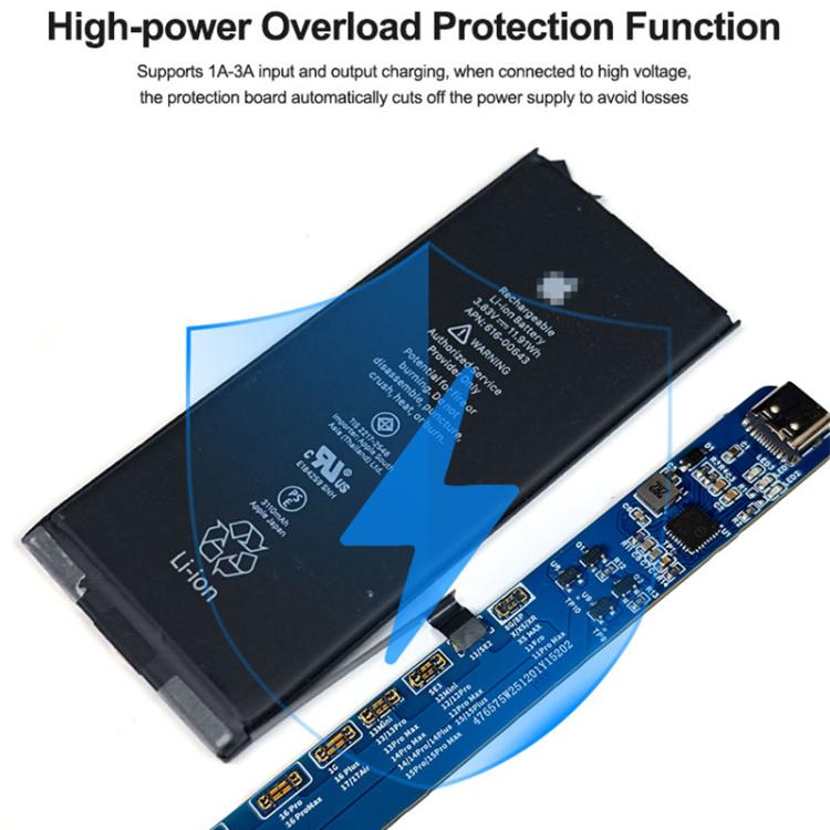Scheda di attivazione per la ricarica della batteria SUNSHINE SS-903 SE per iPhone 8-16 Pro Max / SE2 / SE3